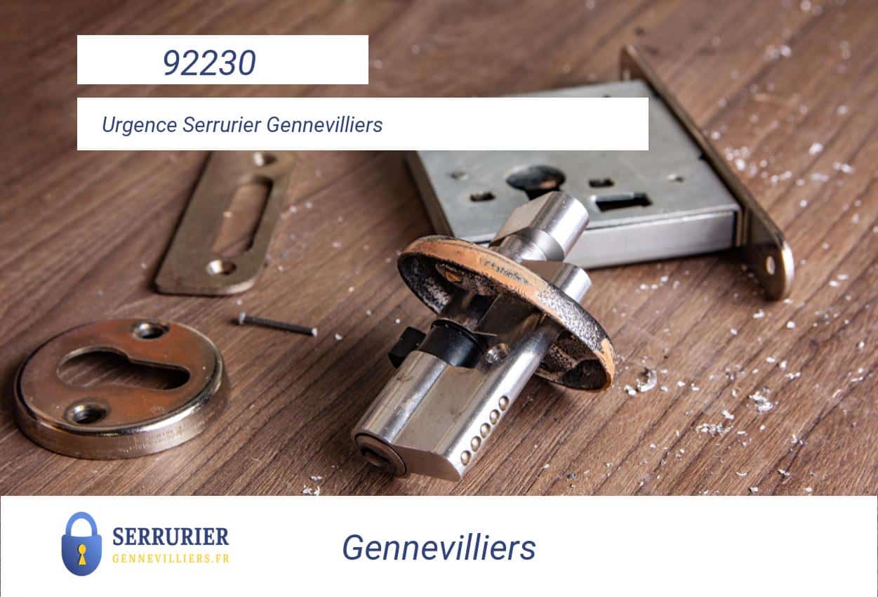 besoin d'un serrurier en urgence à gennevilliers ? intervention rapide 24h/24 et 7j/7 pour ouverture de porte, changement de serrure ou sécurisation. devis gratuit, professionnels qualifiés.